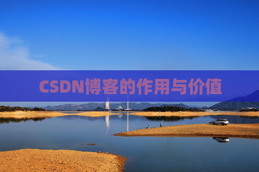 CSDN博客的作用与价值
